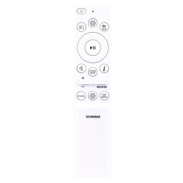 Imagem de Substituição AH81-17332A Remote Commander compatível com Samsung Soundbar HW-C445 HW-C400 HW-C43C HW-S61D/ZA HW-S61D HW-C445/ZA HW-C400/ZA HW-B550D/ZA HW-B43C/ZA HW-Q700B/ZA HW W-Q6000 B HW-B43M