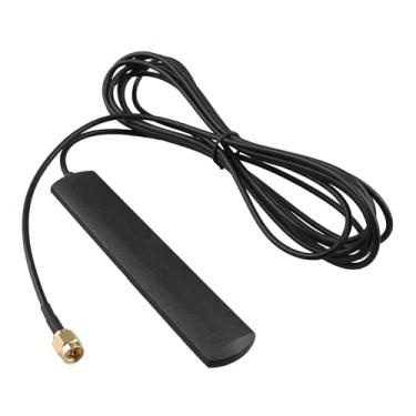 Imagem de Futheda Antena GSM 4G LTE SMA conector macho 8dBi alto ganho omnidirecional montagem em vidro antena com cabo de 3 m/9,8 pés para roteador 2G/3G/4G sem fio DAB DAB DAB + monitoramento de segurança