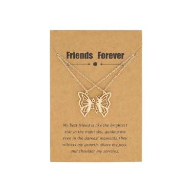 Imagem de Firopia Colar Best Friend | Colar de Amizade Combinando BFF | Colar de Amizade Presentes para Mulheres, Sem Pedra Preciosa
