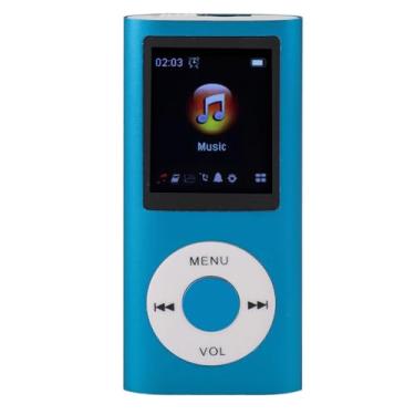 Imagem de Leitor de MP3 Portátil, Leitor de Música Com Fones de Ouvido, Leitor de Música Digital Portátil Com Tela de 1,8 Polegadas, Com Reprodução de Vídeo, Função de Imagem, (Mais cartão