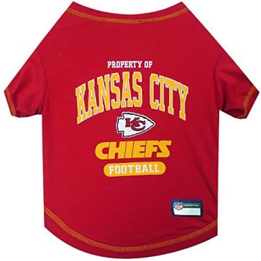 Imagem de CAMISETA PARA Cães e Gatos - Camiseta NFL KANSAS CITY CHIEFS para cães, PP. - Camiseta mais fofa para o verdadeiro filhote esportivo
