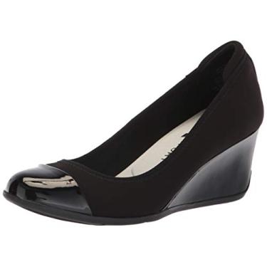 Imagem de Anne Klein Salto cunha Taite esportivo feminino, Preto, 35