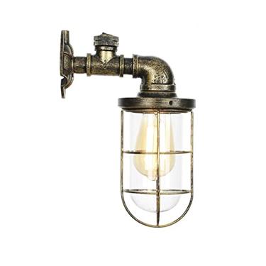 Imagem de Luminária de parede de metal industrial V-intage, iluminação de parede externa para jardim, luminárias de parede internas LED, luminária de parede fria IP55 à prova d'água para varanda inter