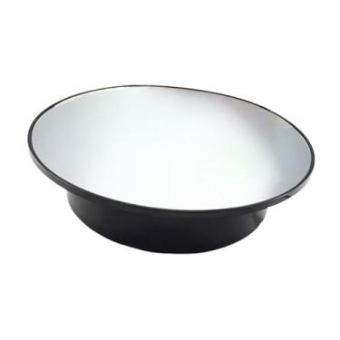 Imagem de Colaxi Mesa giratória elétrica giratória 360 suporte de jóias para modelos de brinquedo de bolo produtos eletrônicos fotografia de vídeo ao vivo, Espelho Base Preto