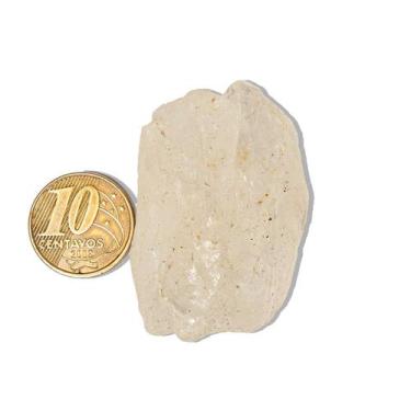 Imagem de 01 Topázio Branco Pedra Bruto Natural 50 a 75g Média 60mm - Cristaisde