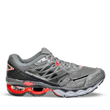 Imagem de Tenis Masculino Academia Esportivo Corrida Adulto Wave Creation Confortavel (Grafite Vermelho, BR, Adulto, Numérico, 38)