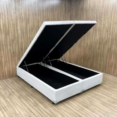 Imagem de Cama Box Baú King Size Bipartido Premium 186x198x40cm