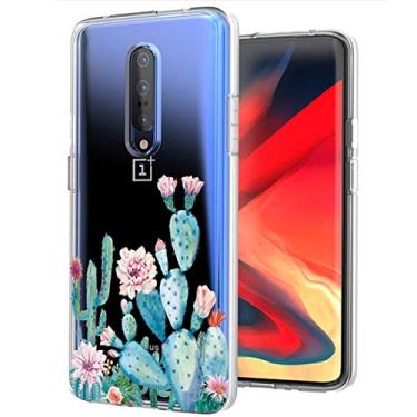 Imagem de Sidande Projetada para OnePlus 7 Pro, capa protetora fina de TPU flexível e à prova de choque para OnePlus 7 Pro 5G (6,7 polegadas) (cacto)