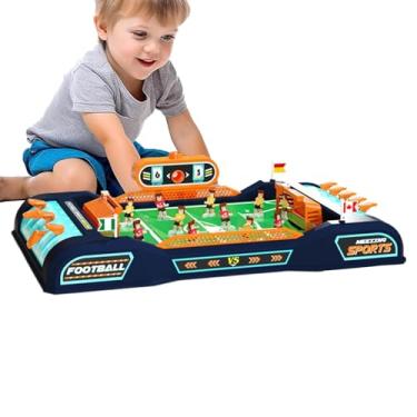 Imagem de Jogo da mesa de futebol, jogo de mesa de futebol - Jogo de tabuleiro de futebol interativo de brinquedos,Futebol esportivo em interior Conjunto com goleiro, brinquedos educacionais portáteis para cria