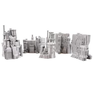Imagem de 6mm Sci-Fi Cityscape Bundle 3 - Tabletop Terrain for Miniatures Games Such as Epic Battletech Adeptus Titanicus (Bundle 3)