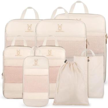 Imagem de Conjunto de 6 Cubos de Compressão Bunnychill para Mala