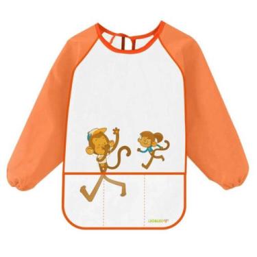 Imagem de Avental Infantil Cristal Com Bolso E Manga Comprida - Leonora