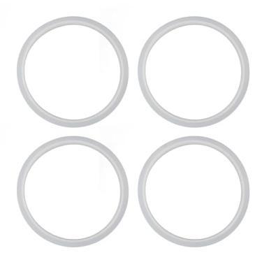 Imagem de Junta do selo do destilador de 4 pces, junta resistente ao calor do destilador do silicone, peças de substituição da gaxeta do produto comestível (6L)