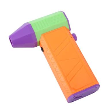 Imagem de Mini Turbo Fan Jet Drive de Jato de Jato Multiuso Soprador Portátil 2 Bocais Magnéticos Ajuste de Velocidade de Ritmo 130000rpm para Teclado Sem Fio (Preto) (Laranja)