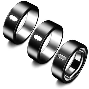 Imagem de Pacote com 3 capas compatíveis com Oura Ring Gen 4/Oura Ring Gen 3 Horizon/Heritage, Surport Charging com capa, protetor de TPU antiarranhões para homens e mulheres (tamanho 12, preto * 3)
