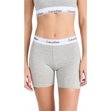 Imagem de Cueca boxer Calvin Klein, algodão moderno, feminina, cinza, urze