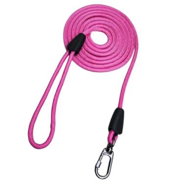 Imagem de Guia Adestramento Corda 10 Metros Para Cachorro (Rosa)