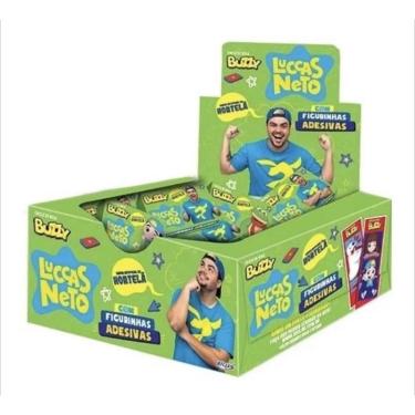 Imagem de Chiclete Luccas Neto Buzzy Hortelã c/ 100u 400g