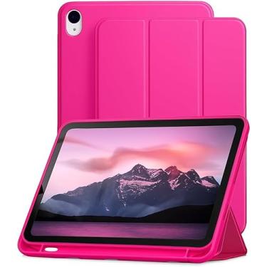 Imagem de Capa Case PREMIUM Anti Impacto com função sleep e suporte para Apple Pencil - compatível com Apple New iPad 11ª 2025 Chip A16 e iPad 10ª de 10.9 Polegadas (Rosa Pink)