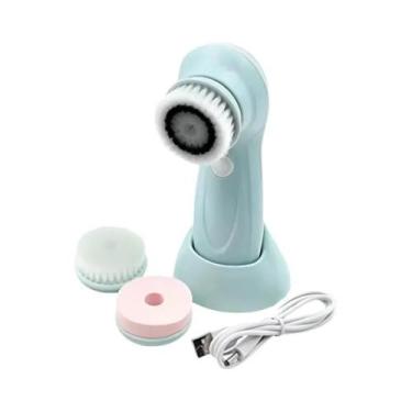 Imagem de Escova Elétrica De Limpeza Facial À Prova D'água, Purificador Facial, 