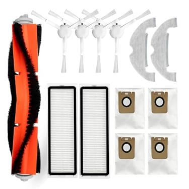 Imagem de Kit de acessórios para aspirador de pó Dreame Bot Z10 Pro/L10 Plus/D10 Plus, 1 escova principal, 2 filtros HEPA, 4 escovas laterais, 4 sacos de pó, 2 panos de esfregão, peças de reposição RLS3D