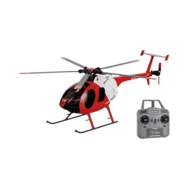 Imagem de Helicóptero RC De Motor Duplo Escala 1:28 MD500 Sem Escova Giroscópio 