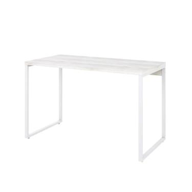 Imagem de Mesa Kuadra Office 120X60X75cm Snow/Est.Branca