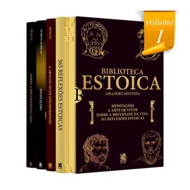 Imagem de Biblioteca Estoica: Grandes Mestres Volume I - Box Com 4 Livros