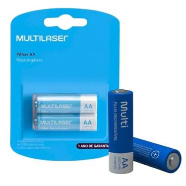 Imagem de Pilha Recarregavel com 2 Unidades AA 2500mAh Ref:CB053