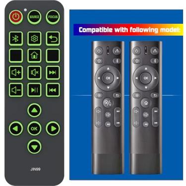 Imagem de Controle remoto de substituição para projetor ViewSonic M1+ Gen 2, M1 Pro, M1+, (M1+_G2), M1S, M2E, M10, M10E, M1X, M1XB, M1XE, M1XG, M2, M2e, M2W, com retroiluminação, com botões grandes