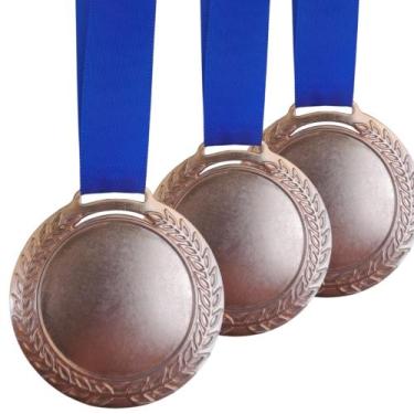 Imagem de Medalha de Premiação Esportiva Honra ao Mérito, 58mm, com Fita de Ceti