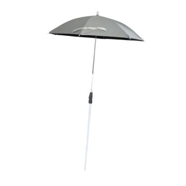 Imagem de Baoblaze Acessório de guarda -chuva de planta para plantas em vasos, Guarda -chuva de Prata