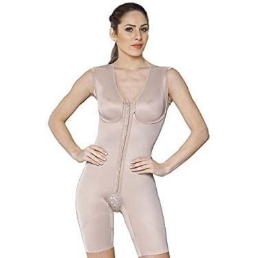 Imagem de Cinta Macaquinho Completa Pós-Cirúrgica com Alça Regata - Macom - Cód. 2021R (M)