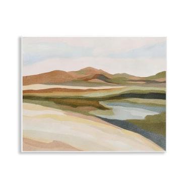 Imagem de Stupell Industries Design de arte de placa de parede com paisagem de terra do sudoeste por Nikita Jariwala, 35,5 x 28,5 cm