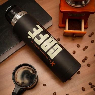 Imagem de Garrafa Térmica de 500ml com Caneca - Depois do Café