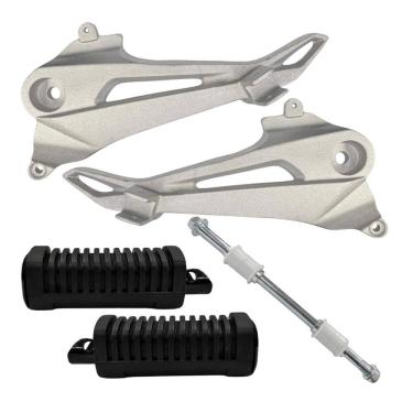 Imagem de Suporte Pedaleira Fan Titan150 2014 2015 Par Pedaleira Eixo 