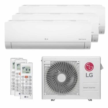 Imagem de Ar Condicionado Multi Tri Split LG 21000 BTUs (2X7000+1X9000) Quente e Frio Inverter 220V Z3UW21GFB1.AWGZBR1