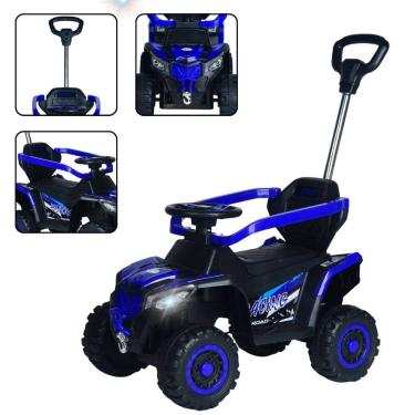Imagem de Carrinho Infantil Quadriciclo Empurrador com luzes até 30Kg Aventura