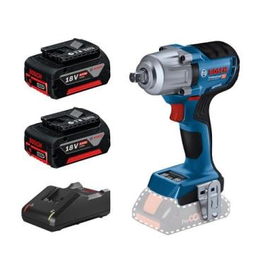 Imagem de Chave De Impacto 1/2 GDS 18V-450 2 Baterias 4Ah Bosch Bivolt