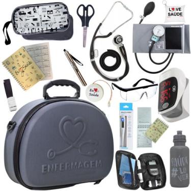 Imagem de Kit Enfermagem Super Luxo Maleta Exclusiva Completo - PA MED/ PREMIUM/