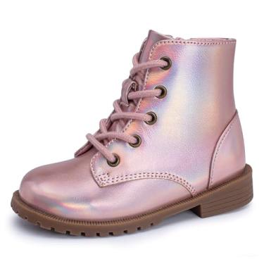 Imagem de ICEBIRDS Bota caubói ocidental infantil e infantil, Rosa fantasia, 9 Toddler