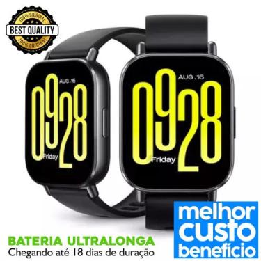 Imagem de Smartwatch Xiaomi Redmi Watch 5 Active A Prova Dagua - PRETO - Amazfit