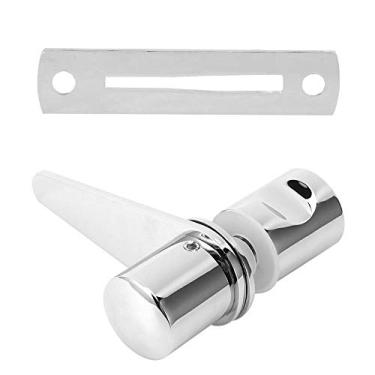 Imagem de FTVOGUE Trava de Trava, Porta de Vidro 8-12mm 304 Portas de Aço Segurança para Escritório, Hardware da de Tela, Manípulo Requintado e Texturizado, Prevenção de Arranhões, Instalação Fácil Usando