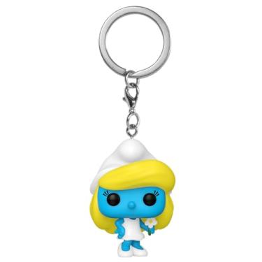 Imagem de Funko POP! Keychain: Smurfs - Smurfette - Smurfs Novelty Keyring - Collectable Mini Figure - Stocking Filler - Gift Idea - Official Merchandise - TV Fans - Backpack Decor