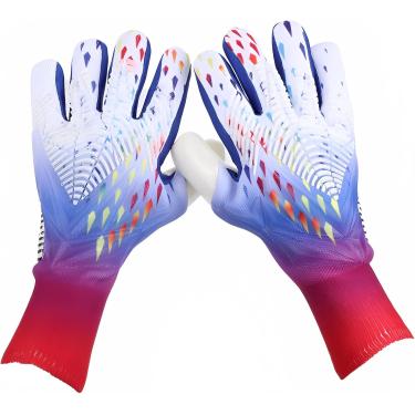 Imagem de Luvas De Goleiro, Luvas De Futebol Juvenil, Luvas De Goleiro De Futebol De Forte Aderência, Luvas De Futebol De Couro De Aderência Pegajosa Para Meninos Crianças Crianças Adulto, A, size8