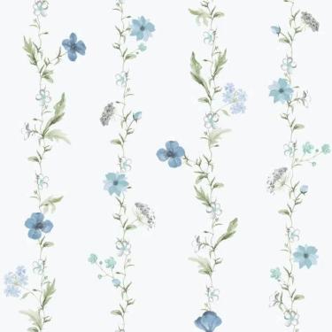 Imagem de Papel De Parede Hana Floral Azul 1902-1