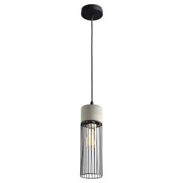 Imagem de Luminaria Pendente Rana Aco Cinza Escuro E-27 Avant, Cinza escuro, Biv