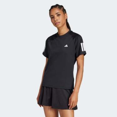 Imagem de Camiseta Adidas Club 3S Feminina Preta, P