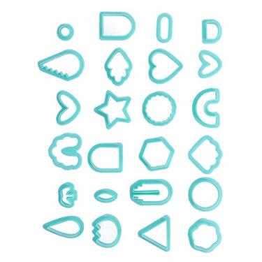 Imagem de Zerodis Ferramentas de Brinco de Argila Com Várias Formas para Fabricação de Jóias, Kit de Cortadores de Argila de 24 PCs para Escultura, Velas, Presentes Perfeitos para Familiares e Amigos No Dia Dos Namorados, Dia das Mães, Material: Pp