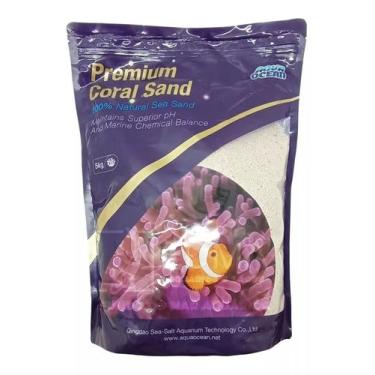 Imagem de Substrato P Aquários Marinhos Aqua Ocean Coral Sand 4 -5 Kg